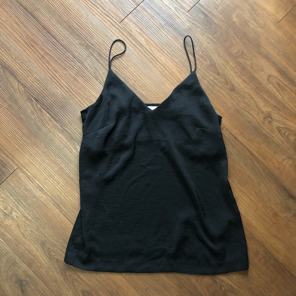 H&M Black Satin Top